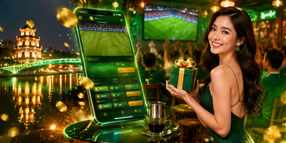 Người dùng Hà Nội xem danh mục Casino và đặt cược trong lúc uống cà phê sáng